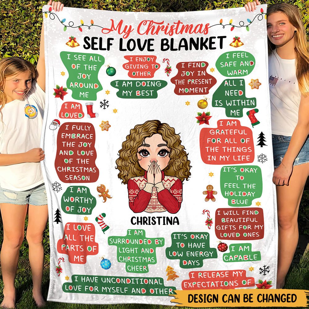 My Christmas Self Love - Personalized Blanket - Best Gift For Christmas - Giftago