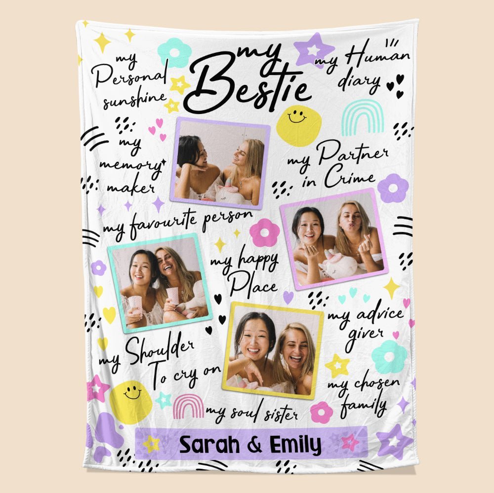 My Partner In Crime - Personalized Blanket - Best Gift For Friend - Giftago