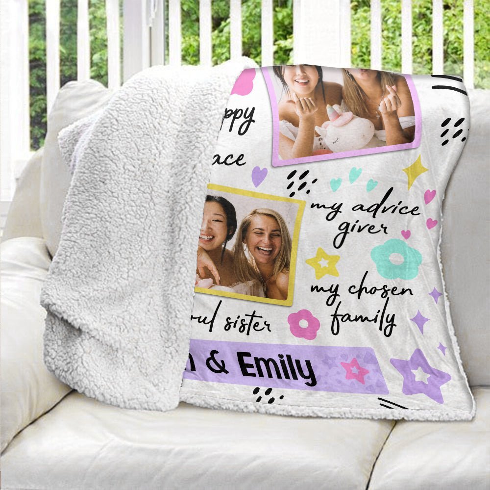 My Partner In Crime - Personalized Blanket - Best Gift For Friend - Giftago