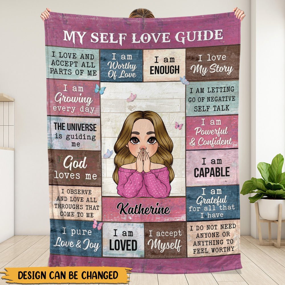 My Self Love Guide - Personalized Blanket - Giftago