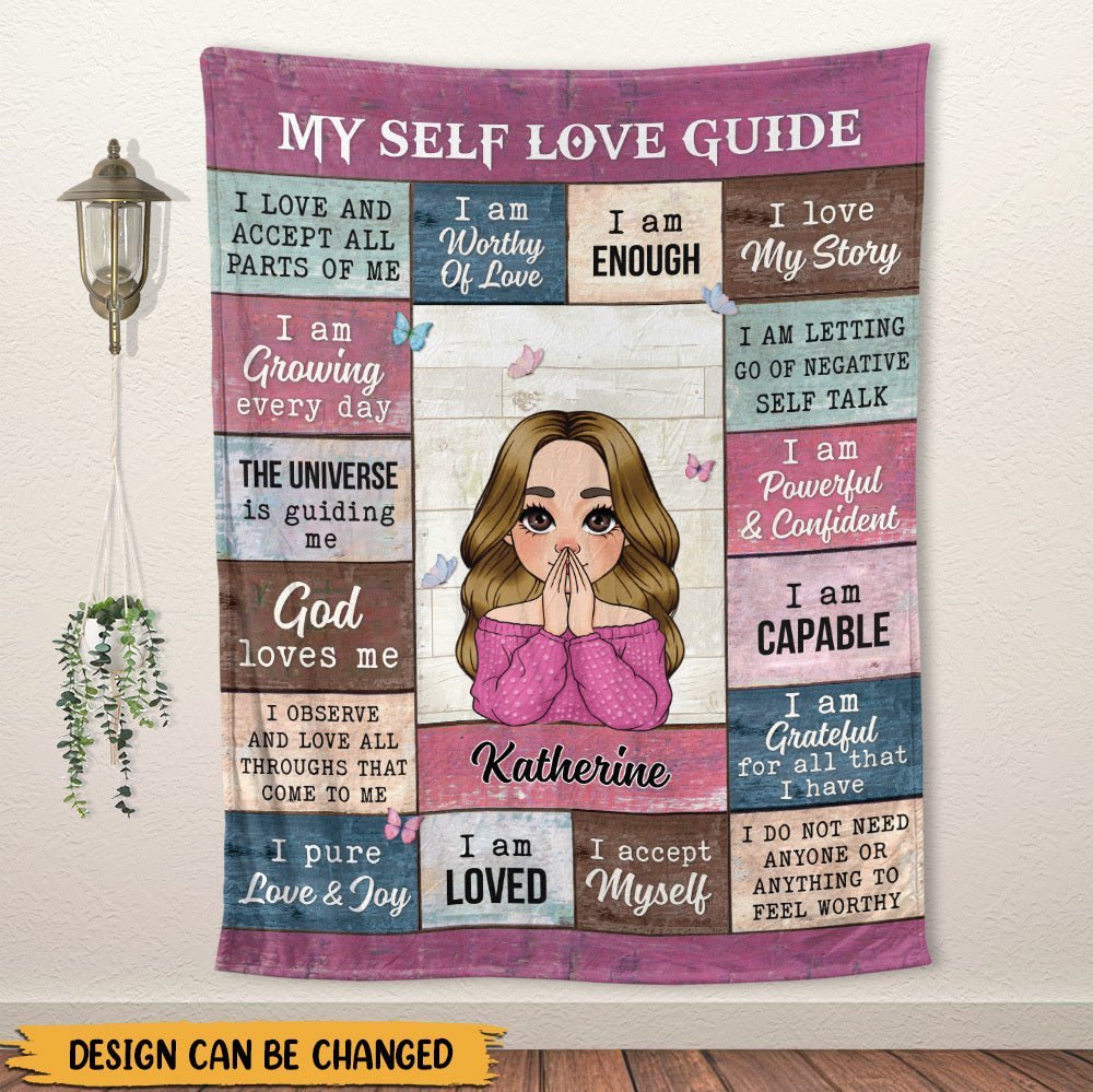 My Self Love Guide - Personalized Blanket - Giftago