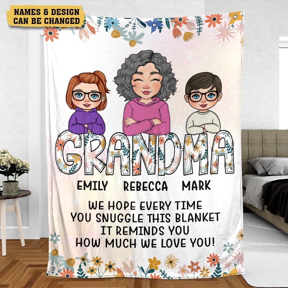Nana's Blanket - Personalized Blanket - Best Gift For Mother, For Grandma - Giftago