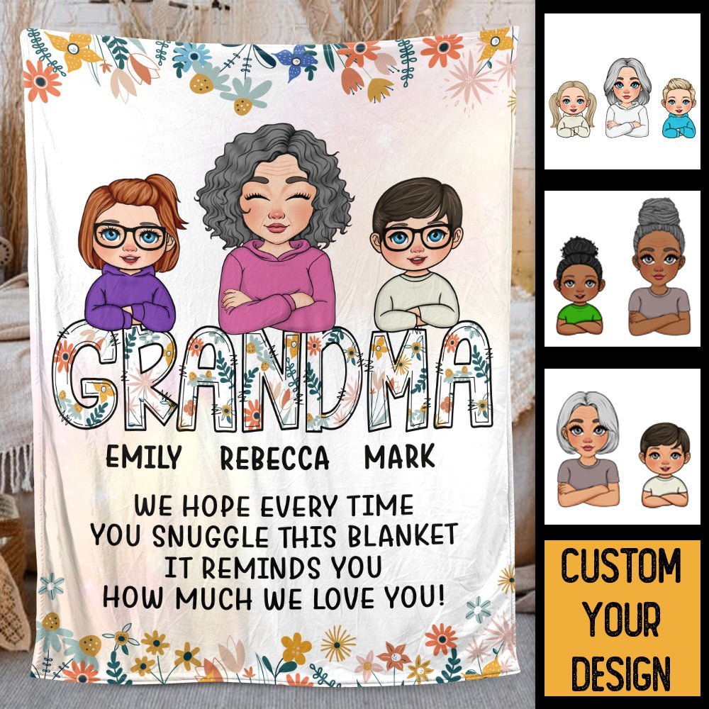 Nana's Blanket - Personalized Blanket - Best Gift For Mother, For Grandma - Giftago