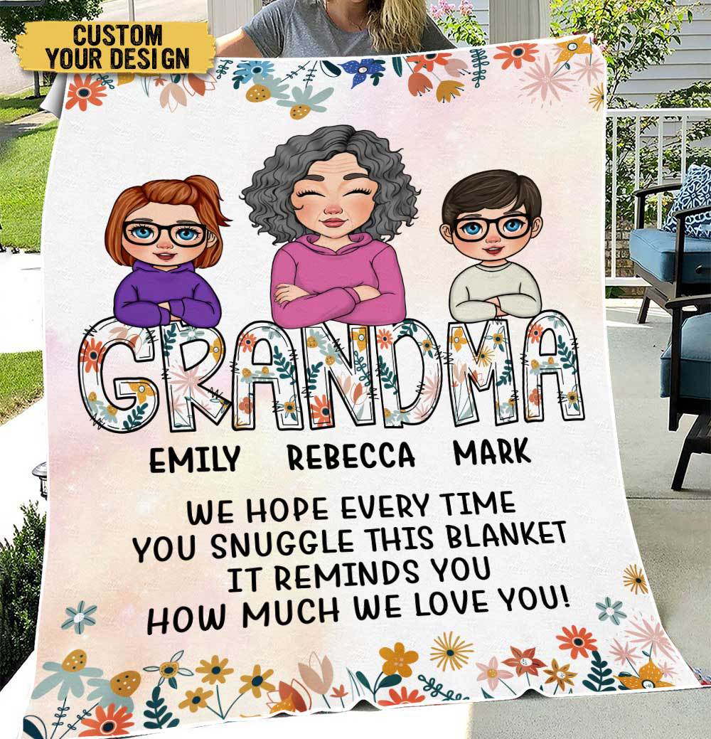 Nana's Blanket - Personalized Blanket - Best Gift For Mother, For Grandma - Giftago