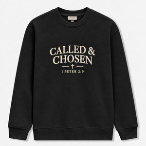 Called & Chosen Embroidered Sweatshirt – 1 Peter 2:9