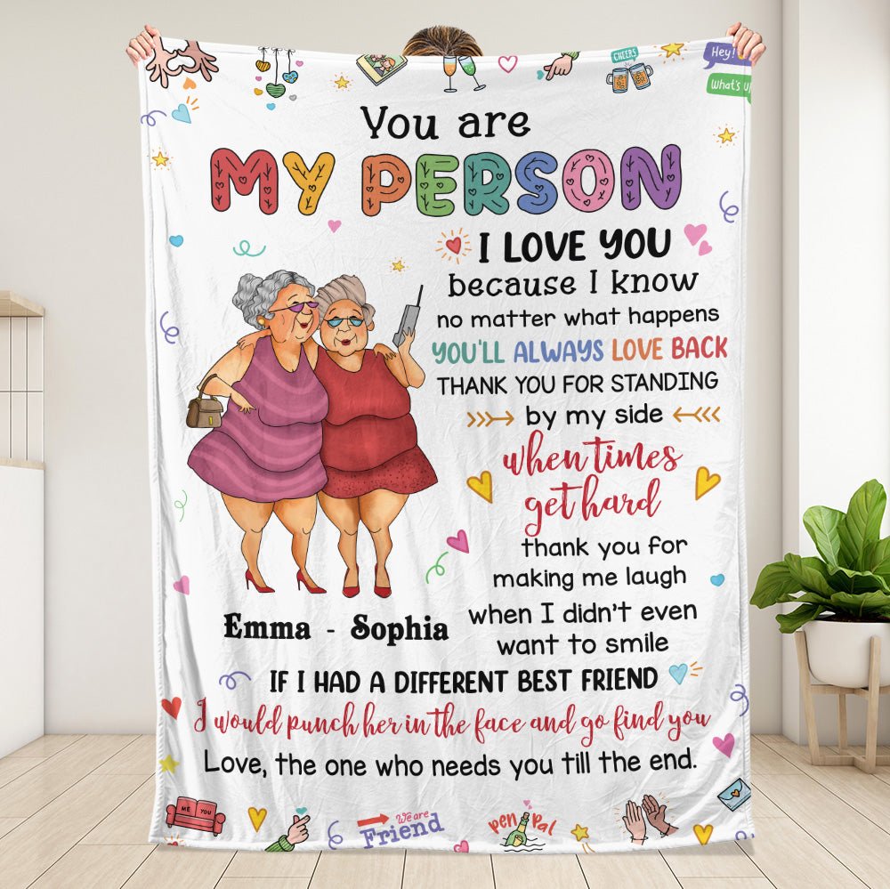 No Matter What Happens You'll Always Love Back - Personalized Blanket - Giftago