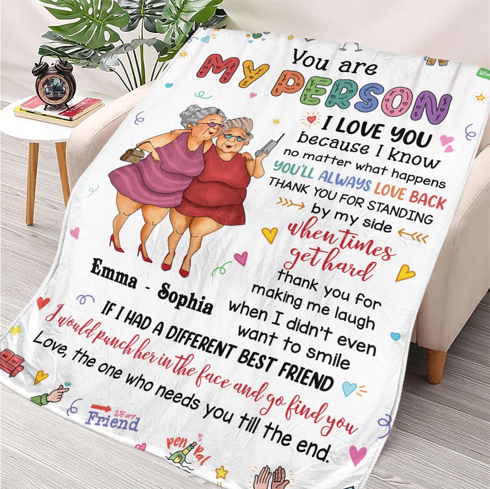 No Matter What Happens You'll Always Love Back - Personalized Blanket - Giftago