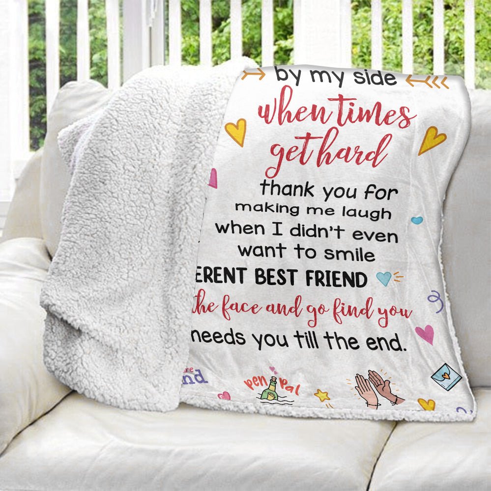 No Matter What Happens You'll Always Love Back - Personalized Blanket - Giftago