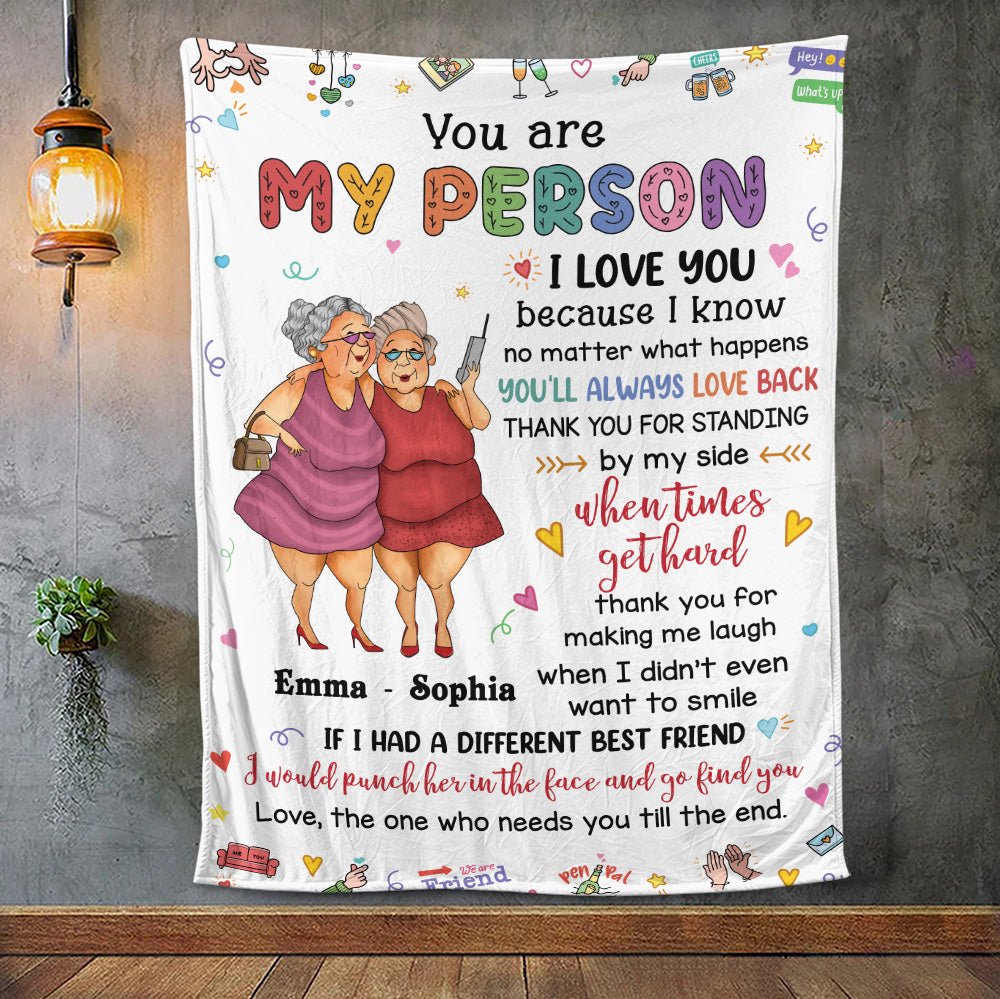 No Matter What Happens You'll Always Love Back - Personalized Blanket - Giftago