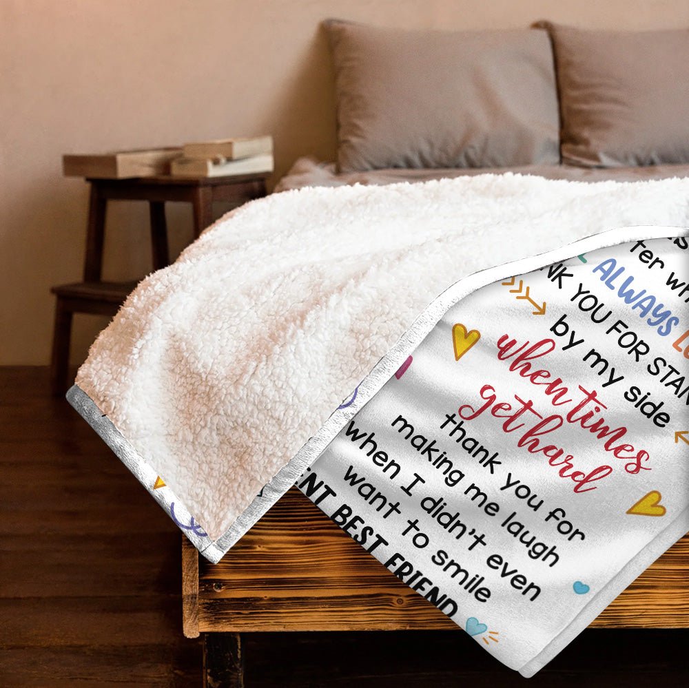 No Matter What Happens You'll Always Love Back - Personalized Blanket - Giftago