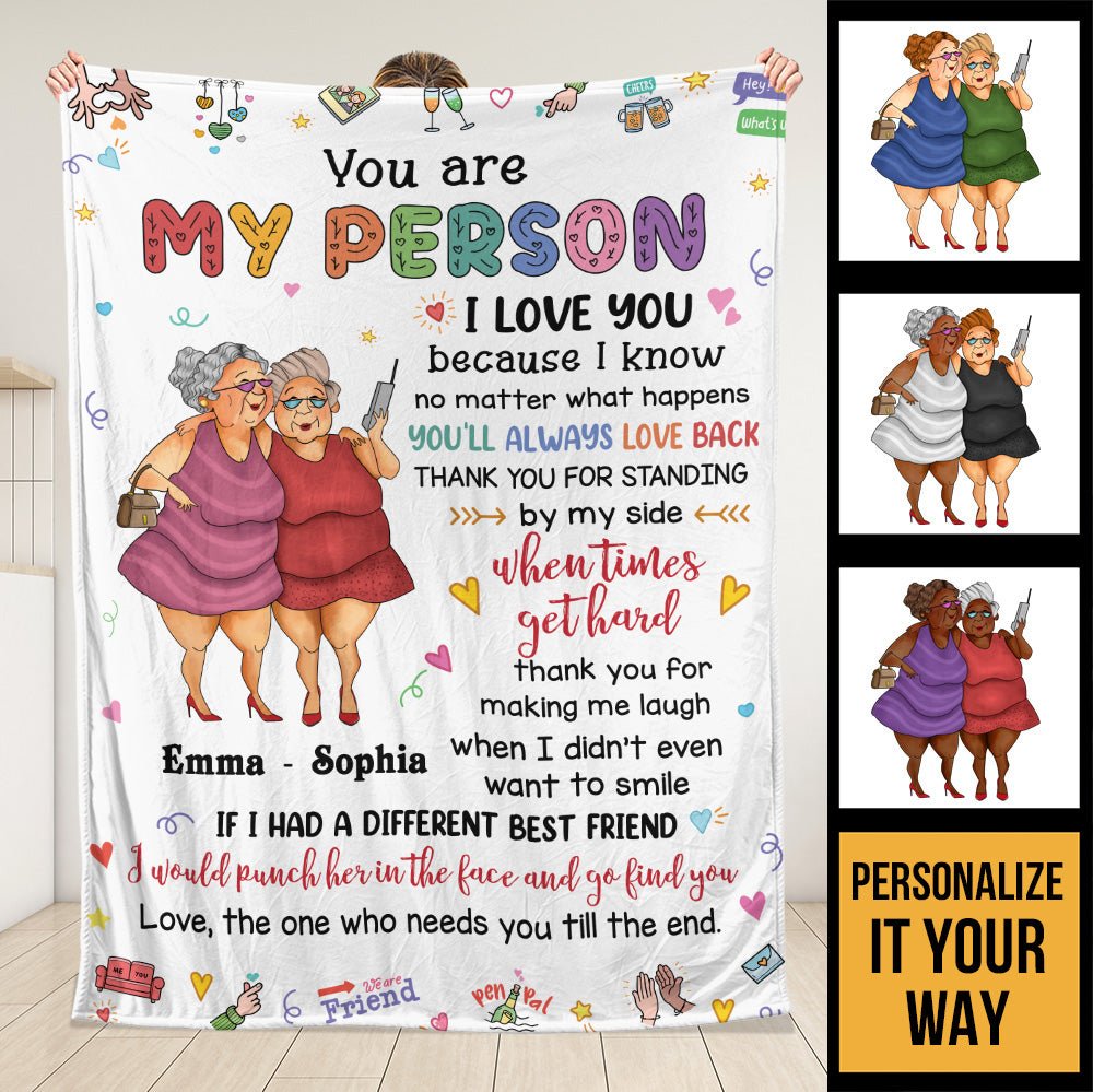 No Matter What Happens You'll Always Love Back - Personalized Blanket - Giftago