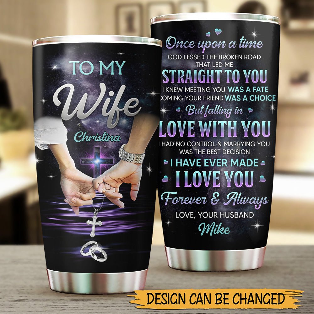 Once Upon A Time - Personalized Tumbler - Best Gift For Valentine, For Couple - Giftago