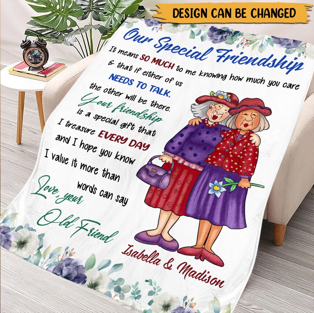 Our Special Friendship - Personalized Blanket - Giftago