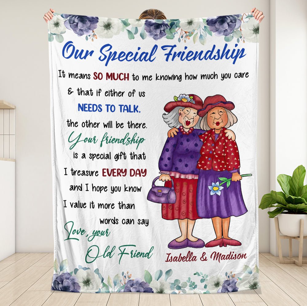 Our Special Friendship - Personalized Blanket - Giftago