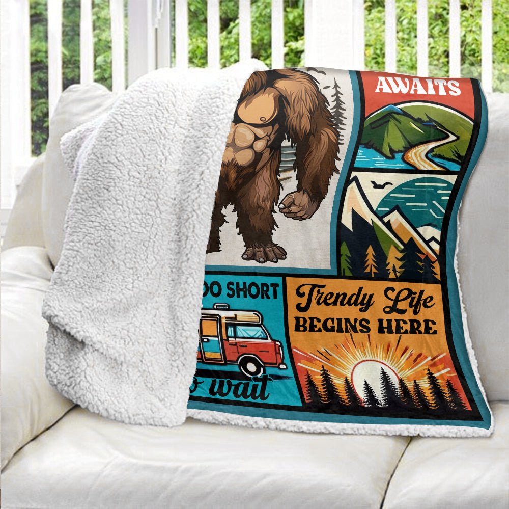 Outdoor Camping Blanket - Personalized Blanket - Giftago