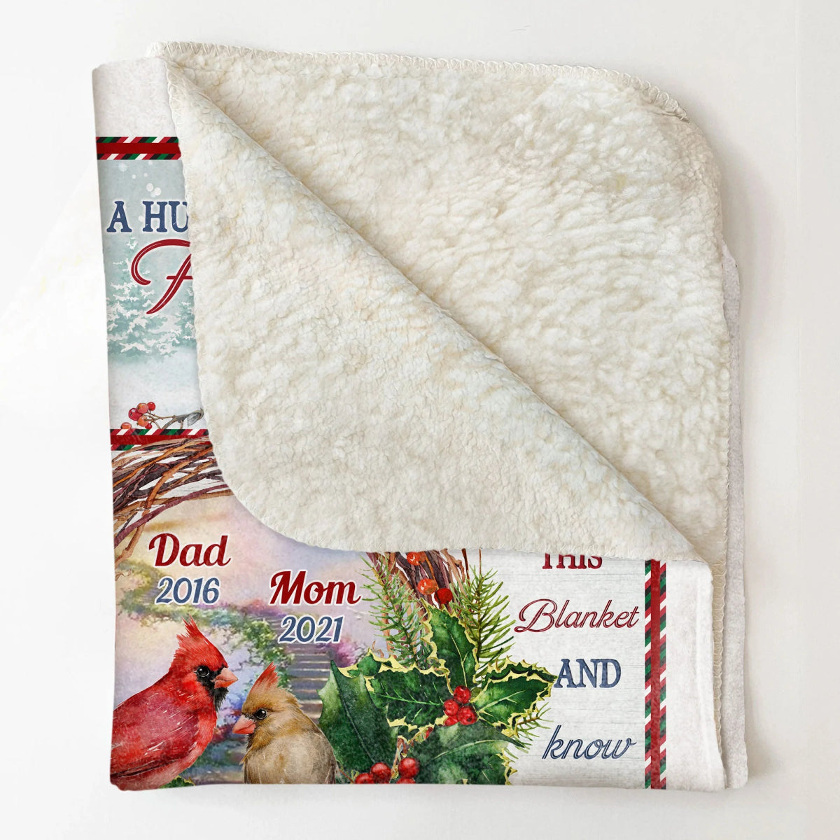 We Love You Always & Forever - Blanket - Memorial, Loving, Christmas Gift For Family With Lost Ones, Children, Grandkids, Siblings, Cousins - Giftago