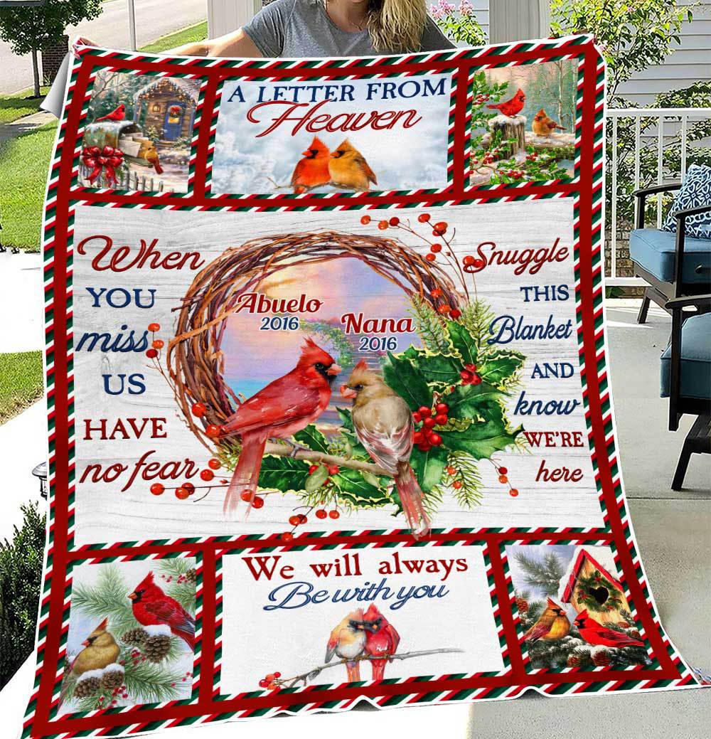 We Love You Always & Forever - Blanket - Memorial, Loving, Christmas Gift For Family With Lost Ones, Children, Grandkids, Siblings, Cousins - Giftago