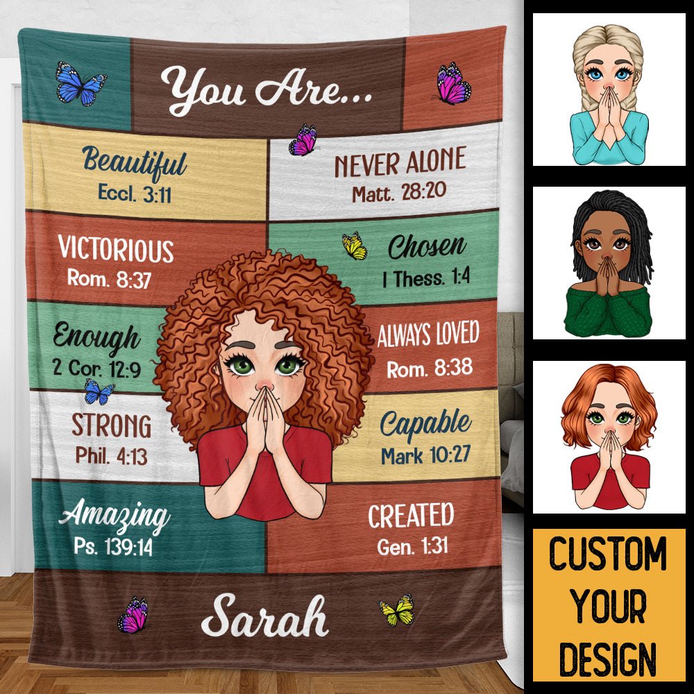 You Are ... - Personalized Blanket - Best Gift For Mother, Daughter - Giftago