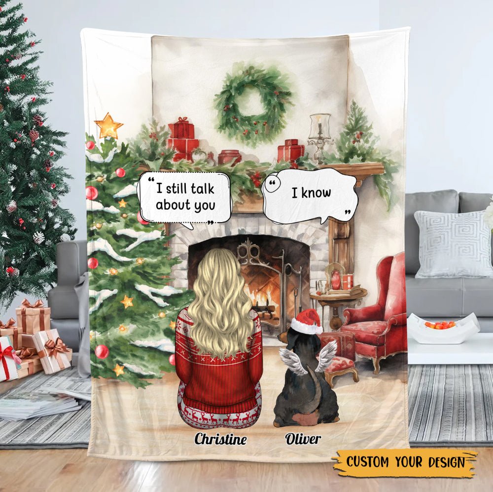 Pet Memorial - Personalized Blanket - Best Gift For Pet Lovers, For Christmas - Giftago