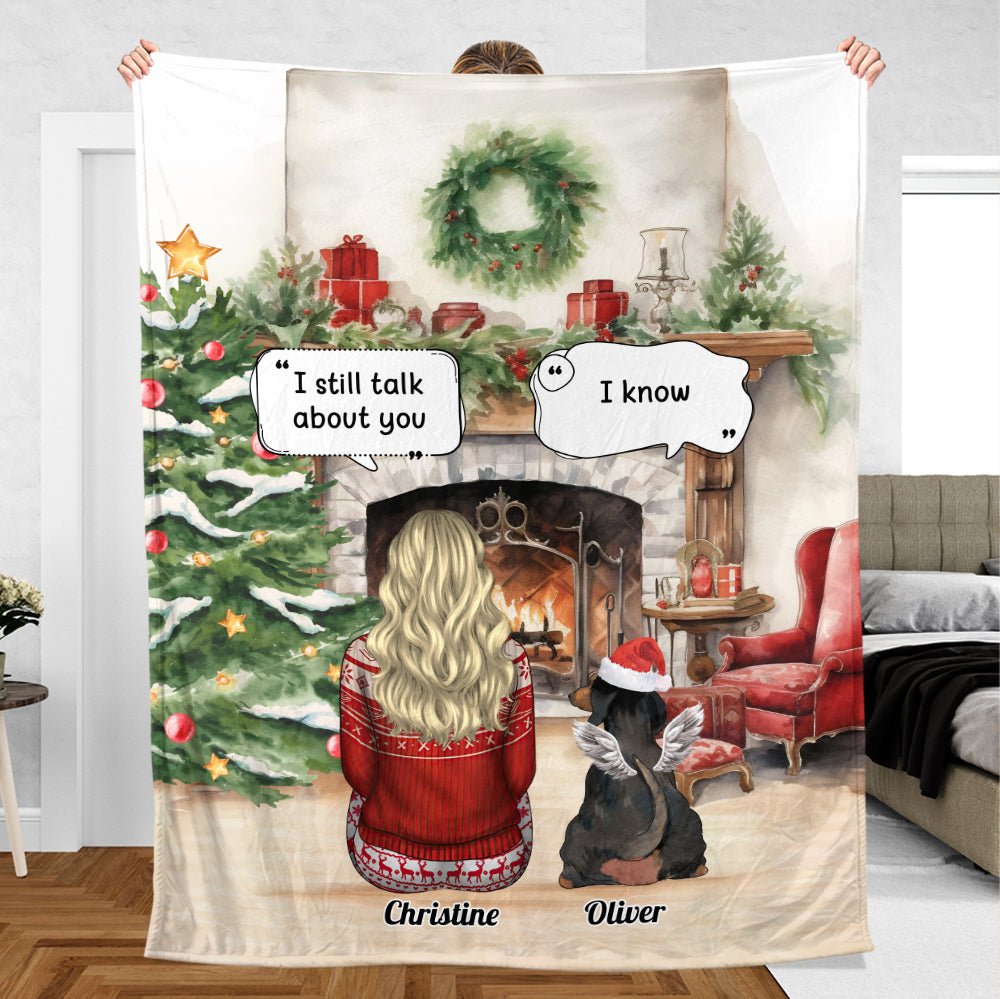 Pet Memorial - Personalized Blanket - Best Gift For Pet Lovers, For Christmas - Giftago