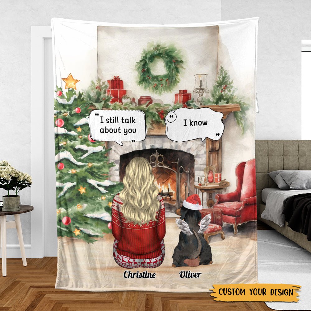 Pet Memorial - Personalized Blanket - Best Gift For Pet Lovers, For Christmas - Giftago
