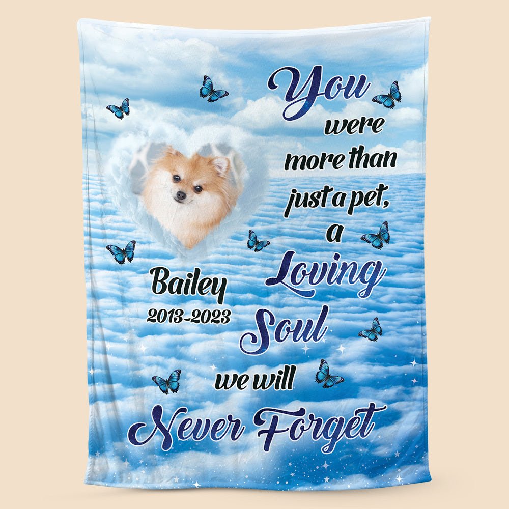 Pet Memorial Photo - Personalized Blanket - Best Gift For Pet Lovers - Giftago