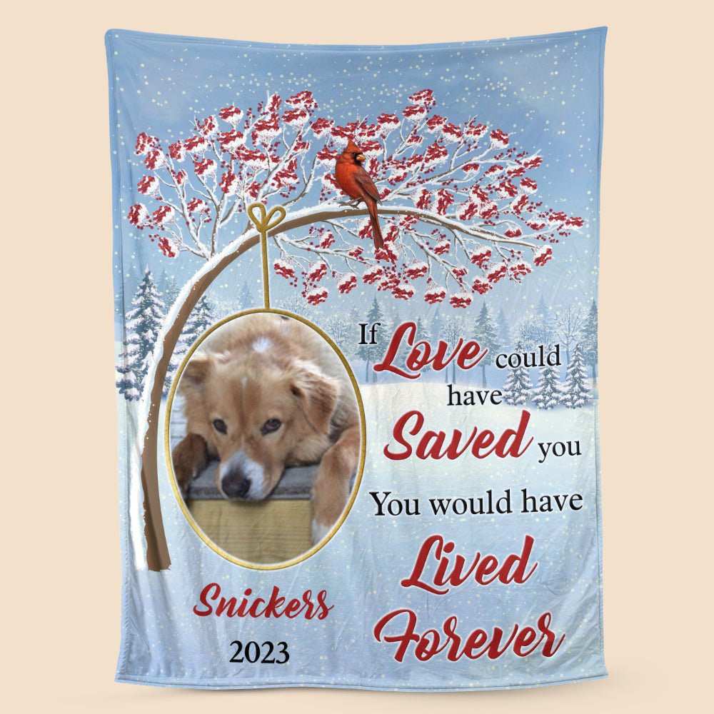 Pet Memorial Photo (Version 2) - Personalized Blanket - Best Gift For Pet Lovers - Giftago