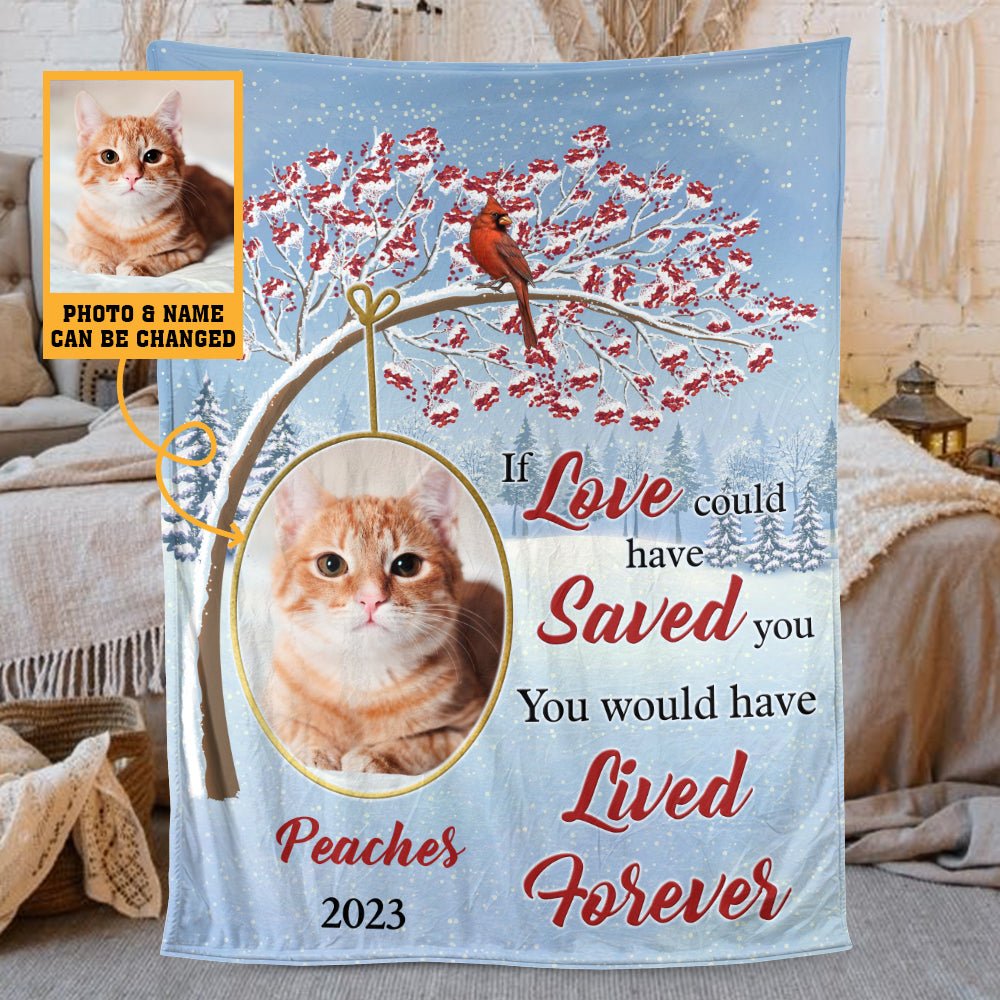 Pet Memorial Photo (Version 2) - Personalized Blanket - Best Gift For Pet Lovers - Giftago