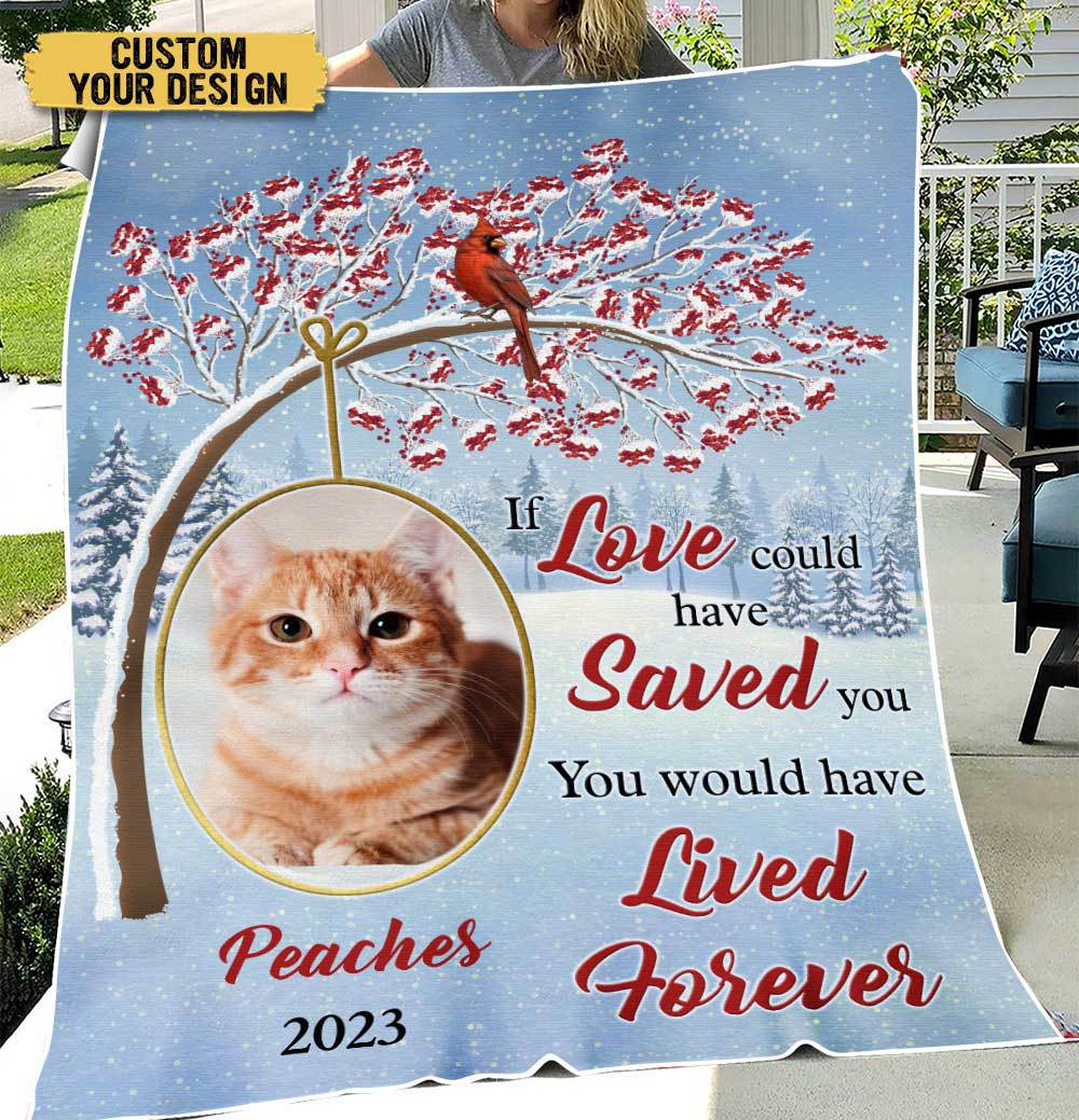 Pet Memorial Photo (Version 2) - Personalized Blanket - Best Gift For Pet Lovers - Giftago