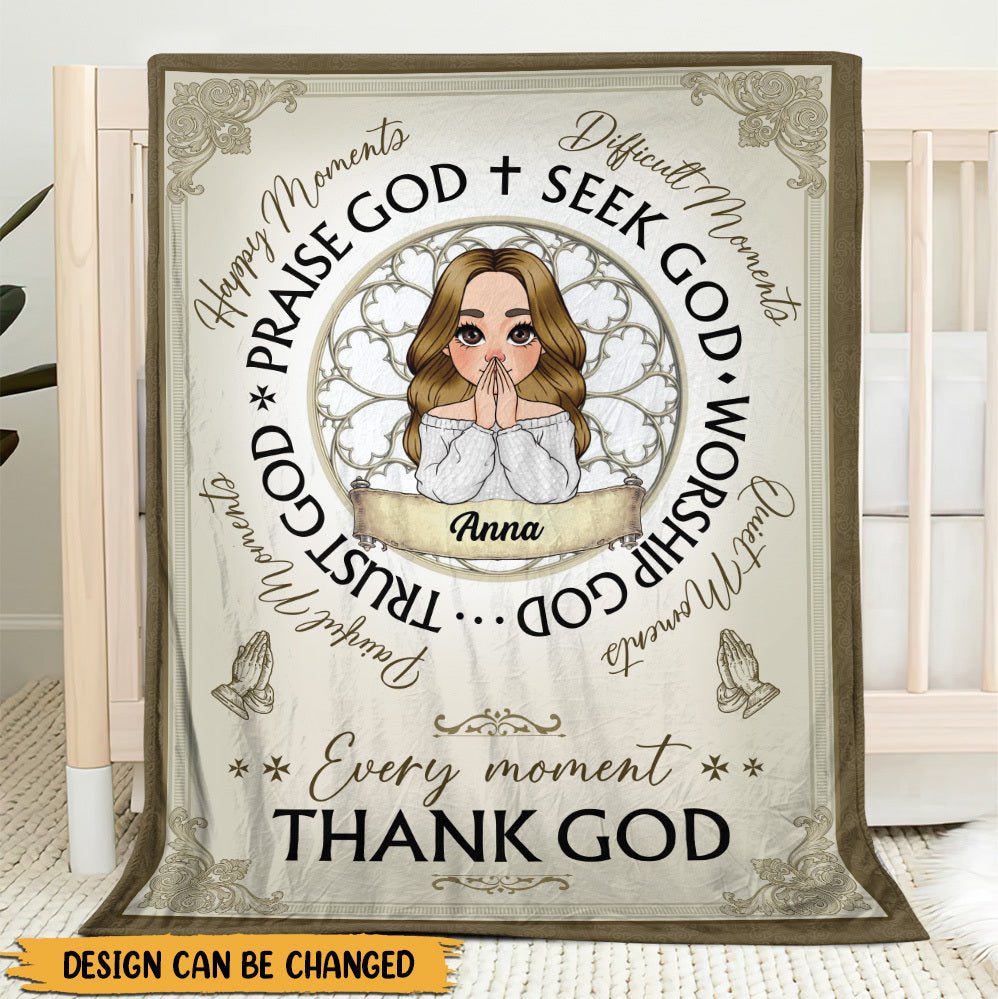 Praise God - Personalized Blanket - Best Gift For Mother, For Birthday - Giftago