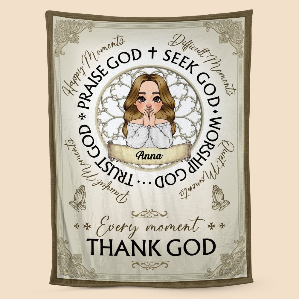 Praise God - Personalized Blanket - Best Gift For Mother, For Birthday - Giftago