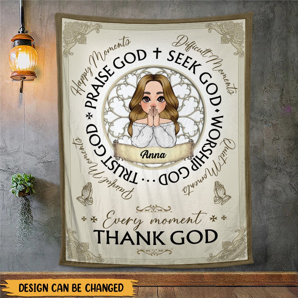 Praise God - Personalized Blanket - Best Gift For Mother, For Birthday - Giftago