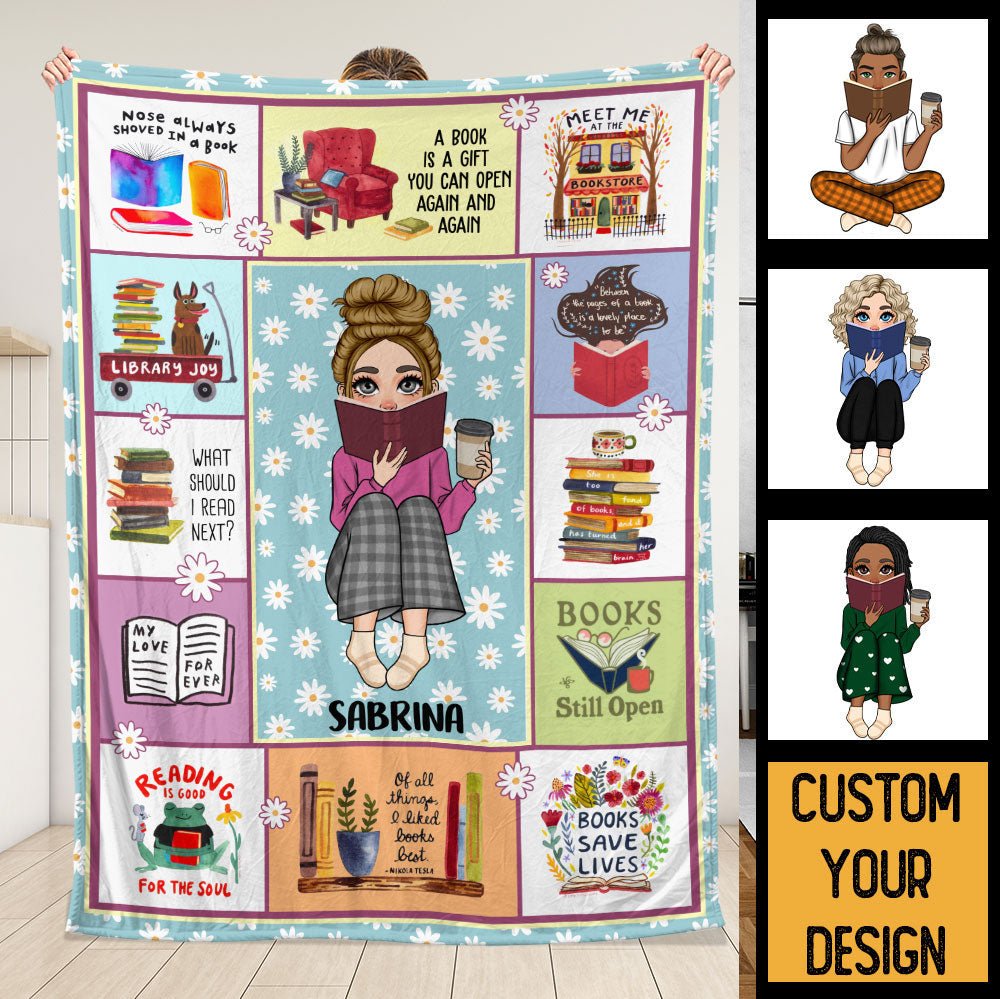 Reading Blanket - Personalized Blanket