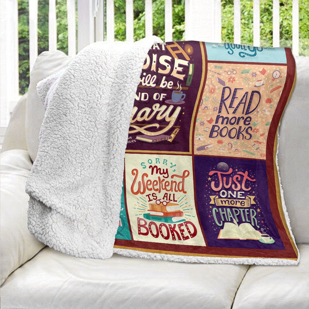 Reading Collage Blanket