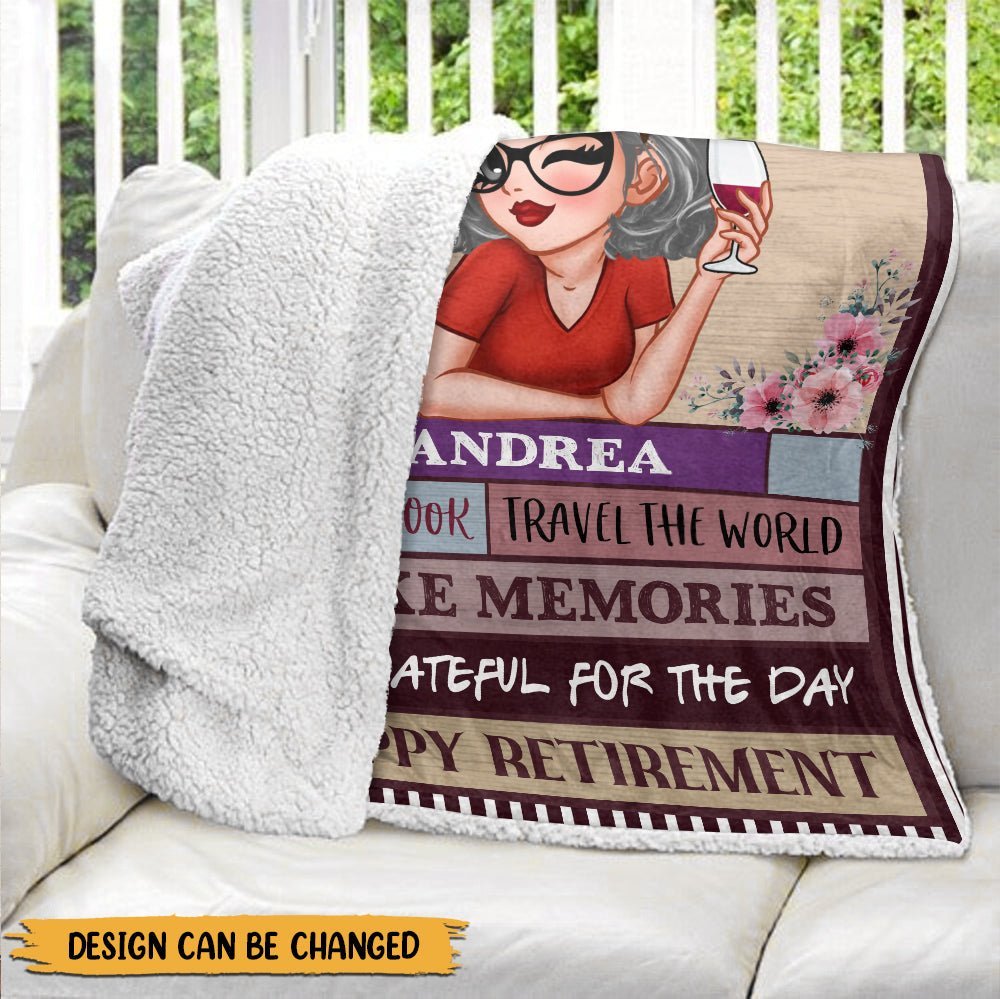 Retirement Rules - Personalized Blanket - Giftago