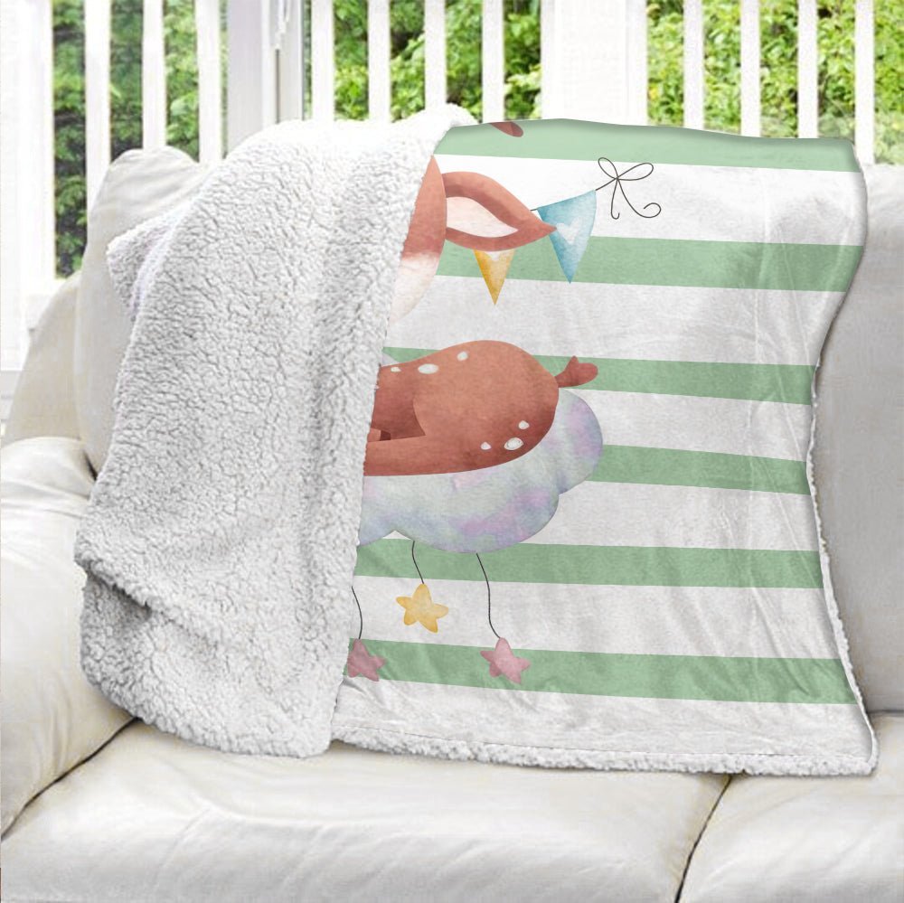 Sleepy Animal Blanket - Personalized Blanket - Giftago