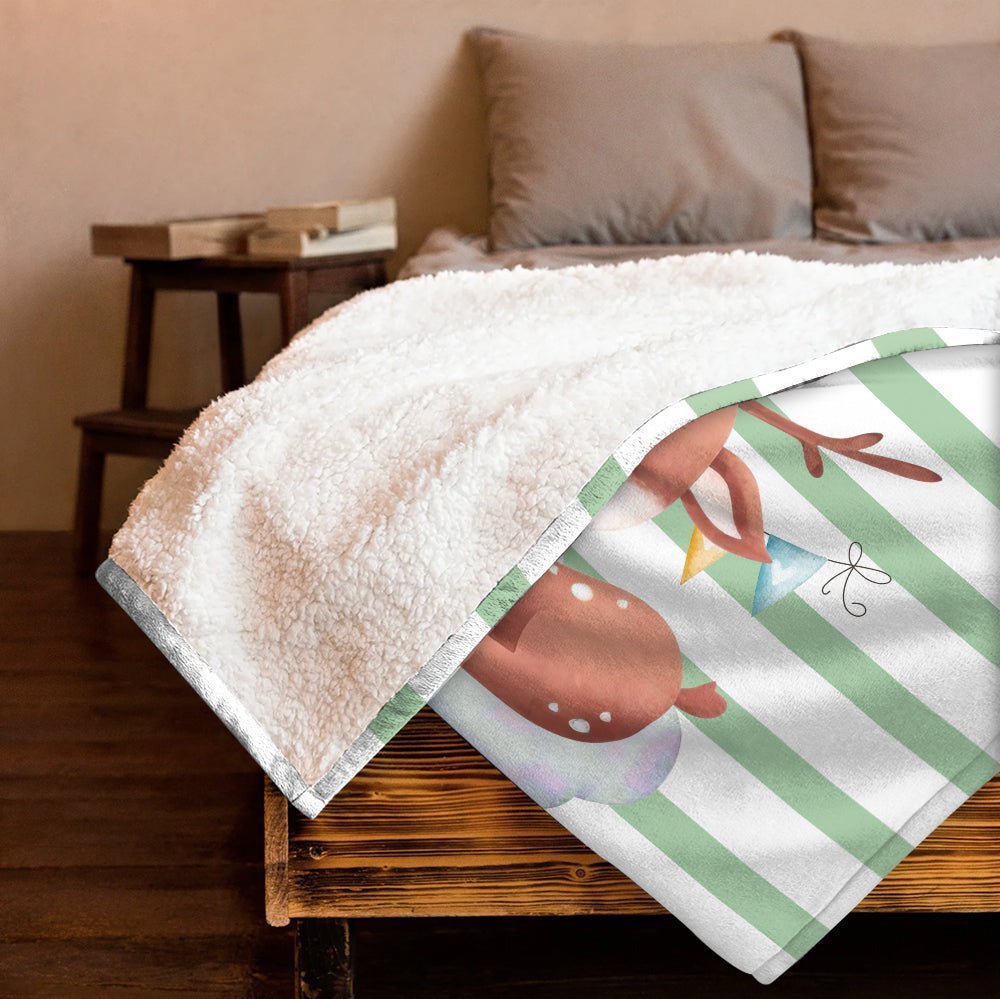 Sleepy Animal Blanket - Personalized Blanket - Giftago