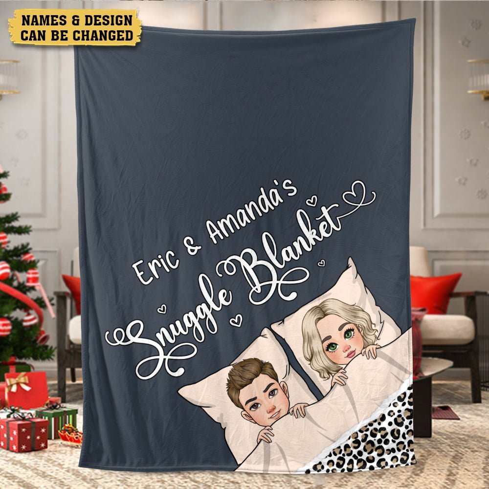 Snuggle Blanket - Personalized Blanket - Meaningful Gift For Valentine, For Couple - Giftago