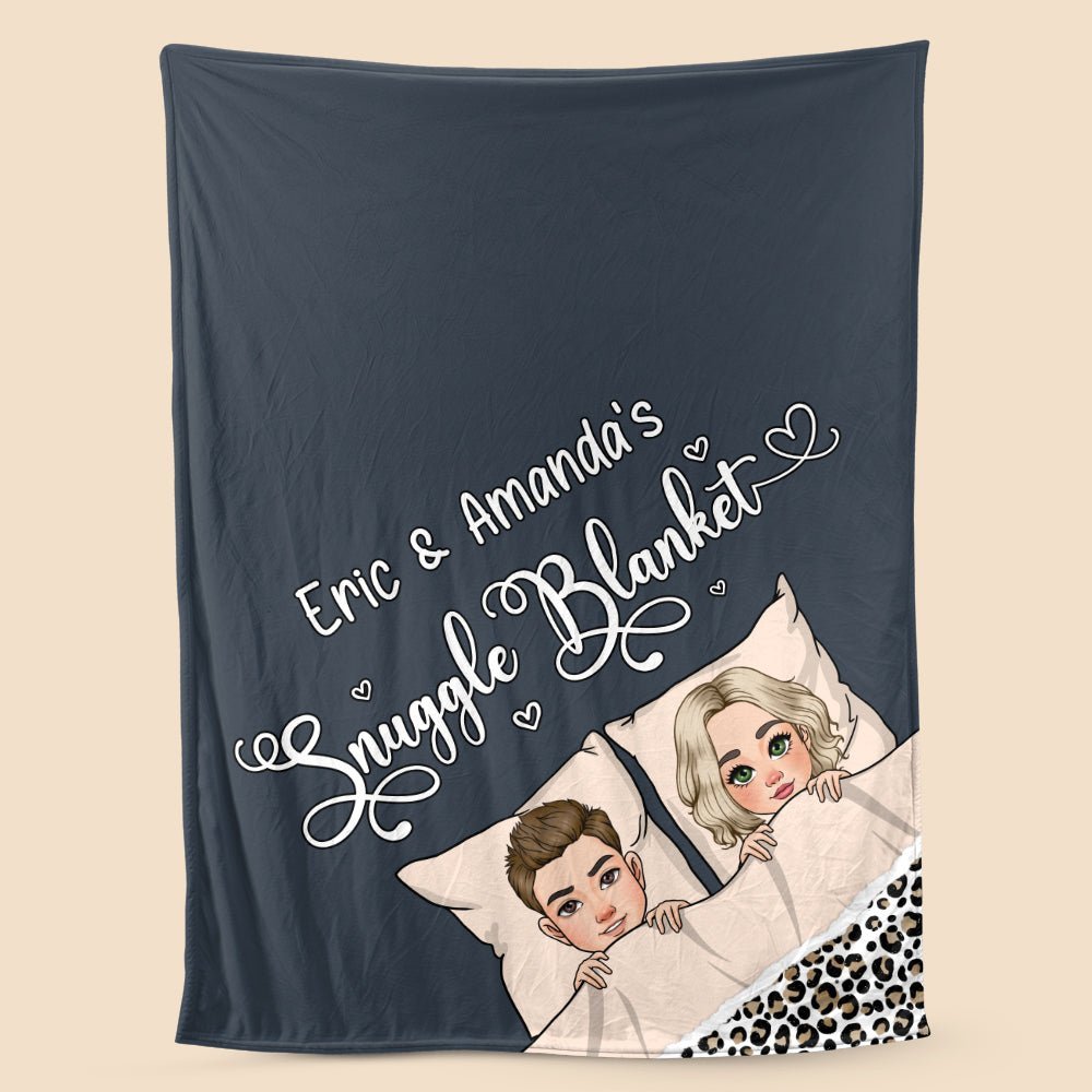 Snuggle Blanket - Personalized Blanket - Meaningful Gift For Valentine, For Couple - Giftago