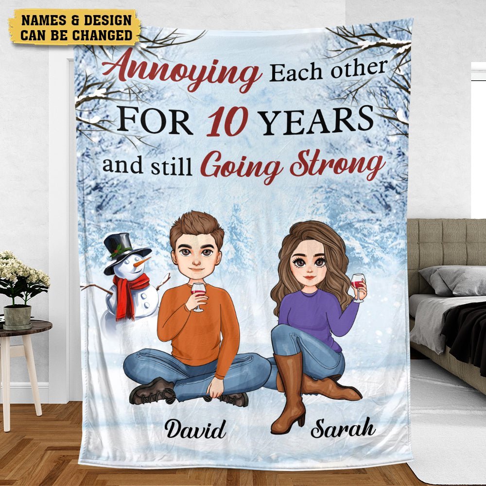 Still Going Strong - Personalized Blanket - Meaningful Gift For Valentine, For Couple - Giftago