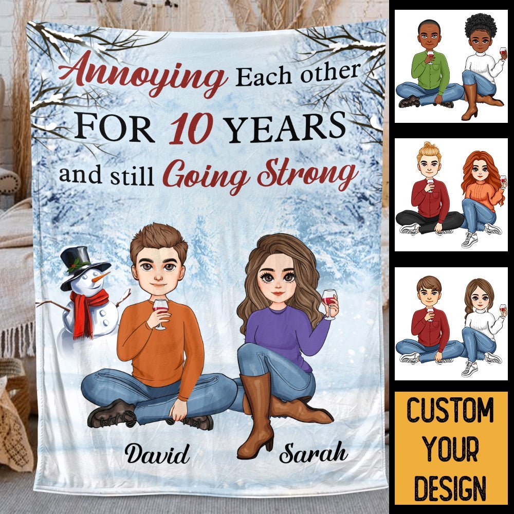 Still Going Strong - Personalized Blanket - Meaningful Gift For Valentine, For Couple - Giftago