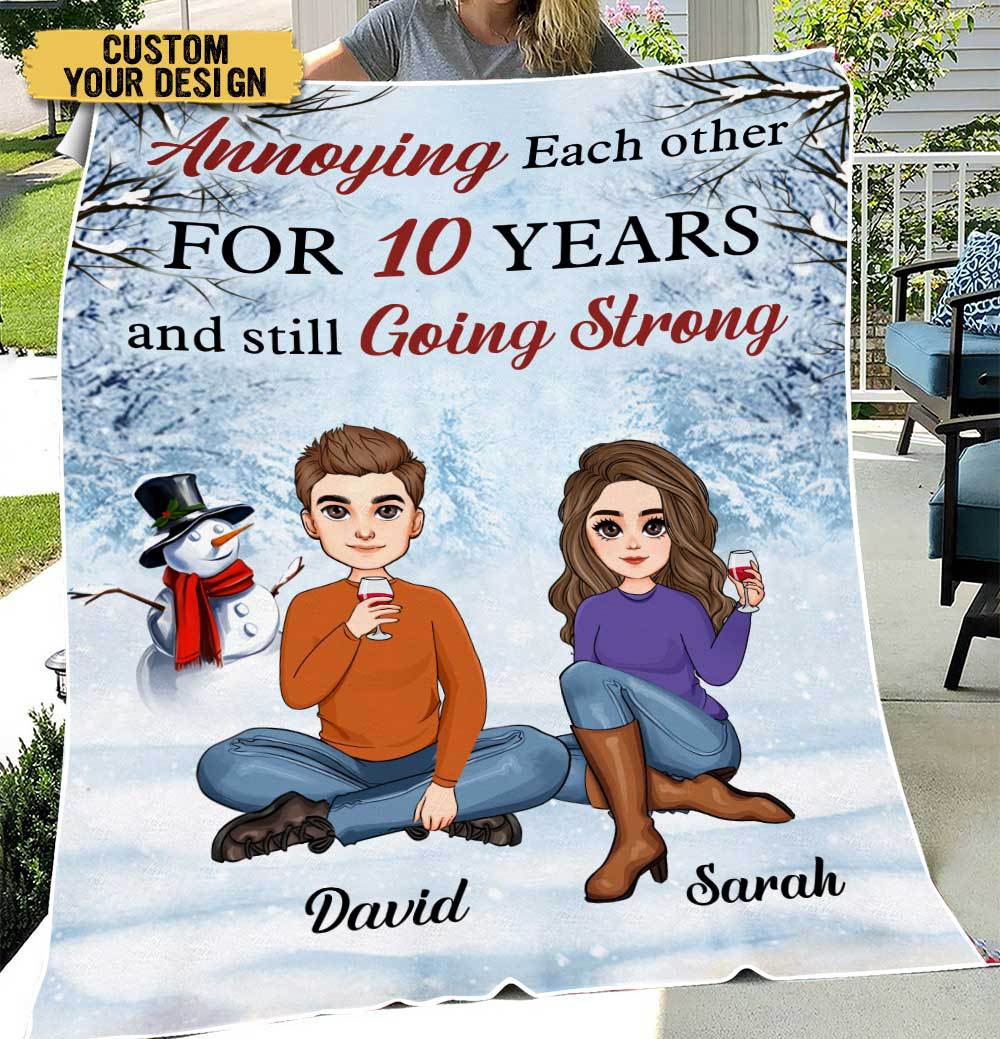 Still Going Strong - Personalized Blanket - Meaningful Gift For Valentine, For Couple - Giftago