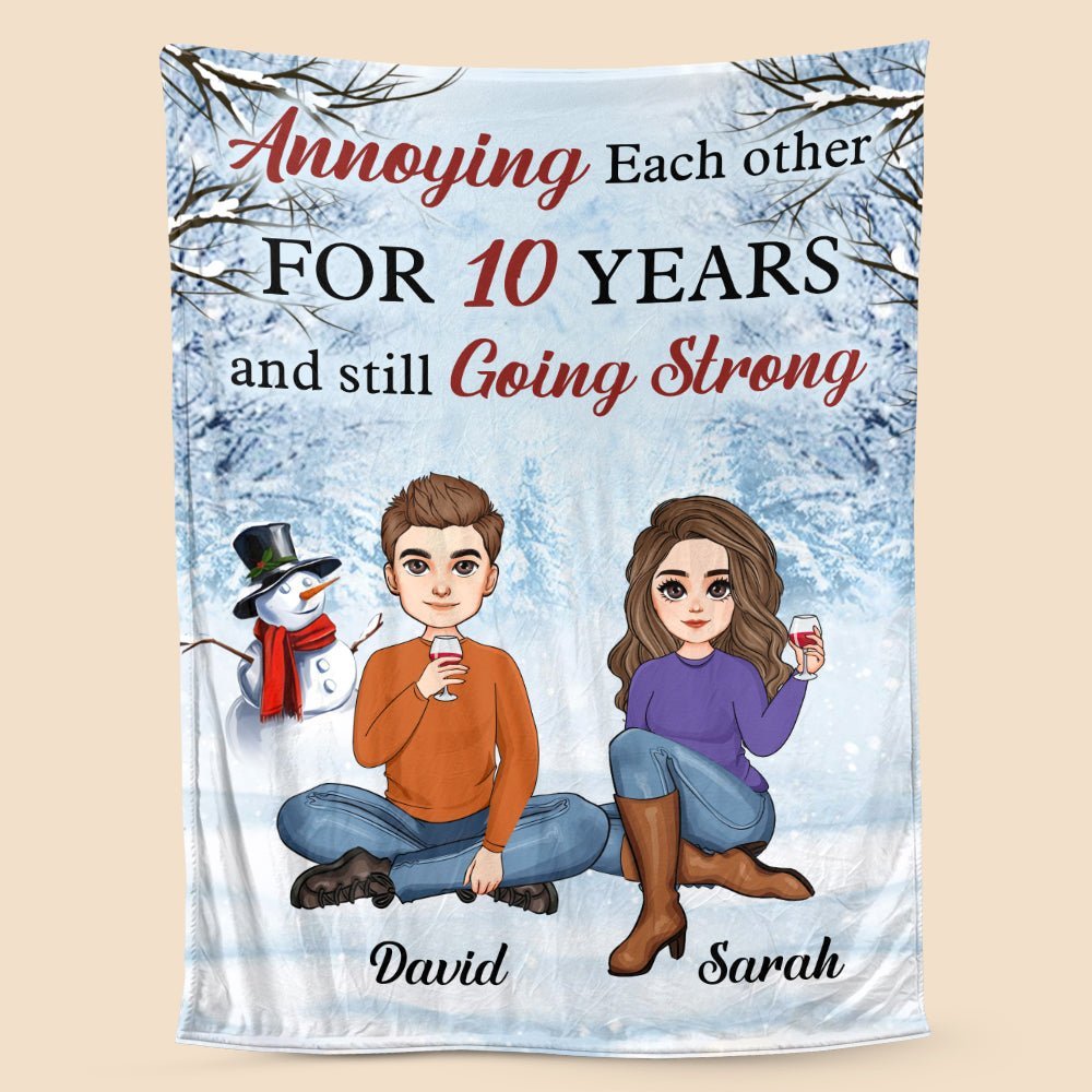 Still Going Strong - Personalized Blanket - Meaningful Gift For Valentine, For Couple - Giftago