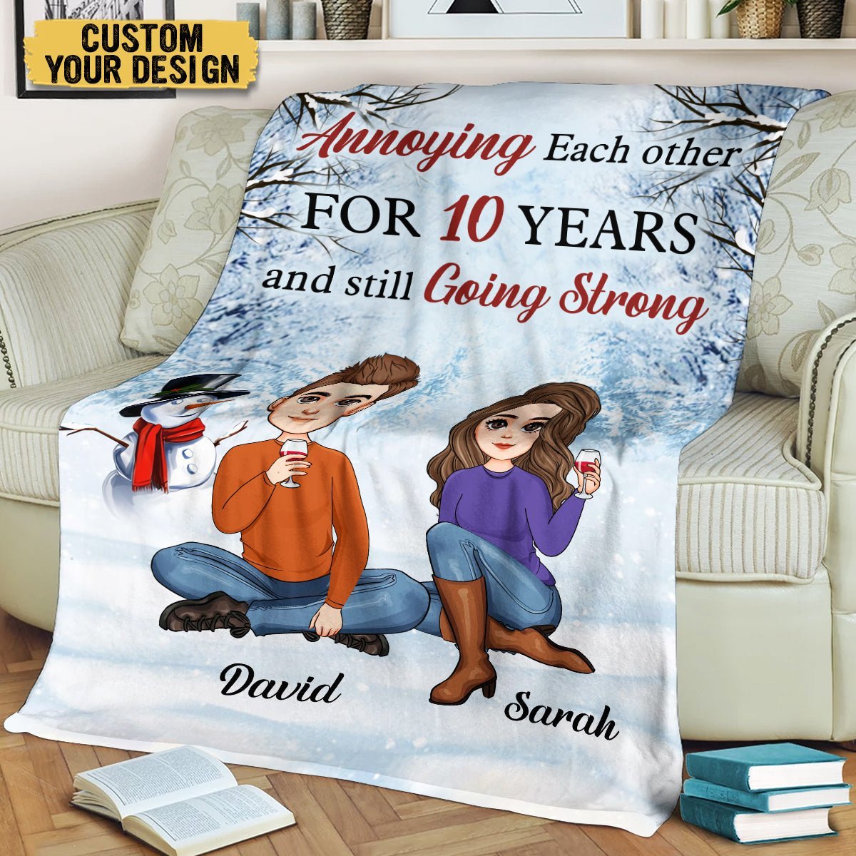 Still Going Strong - Personalized Blanket - Meaningful Gift For Valentine, For Couple - Giftago