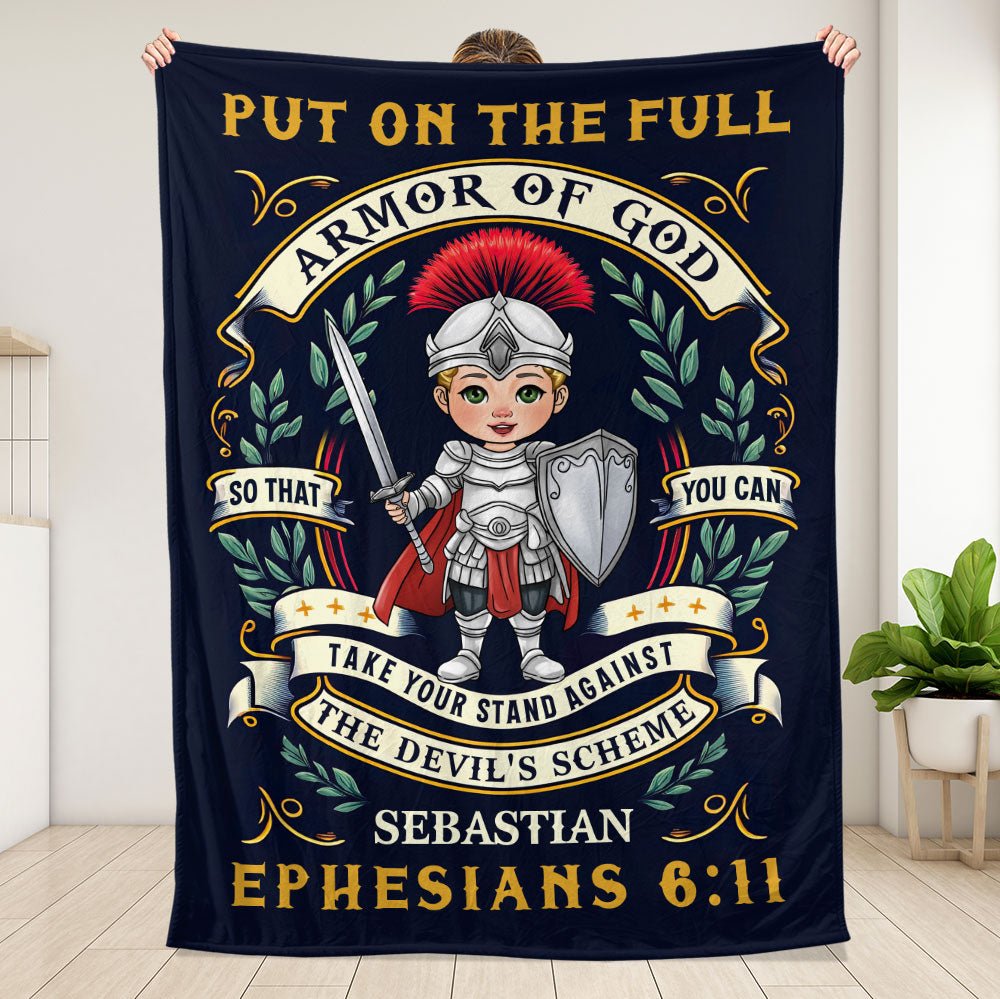 Take Your Stand Against The Devil's Scheme Blanket - Personalized Blanket