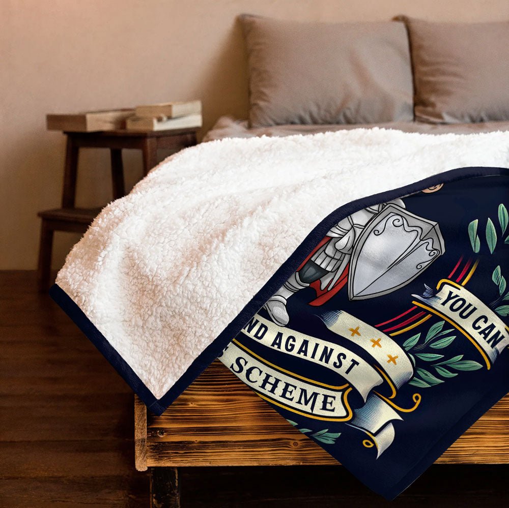 Take Your Stand Against The Devil's Scheme Blanket - Personalized Blanket