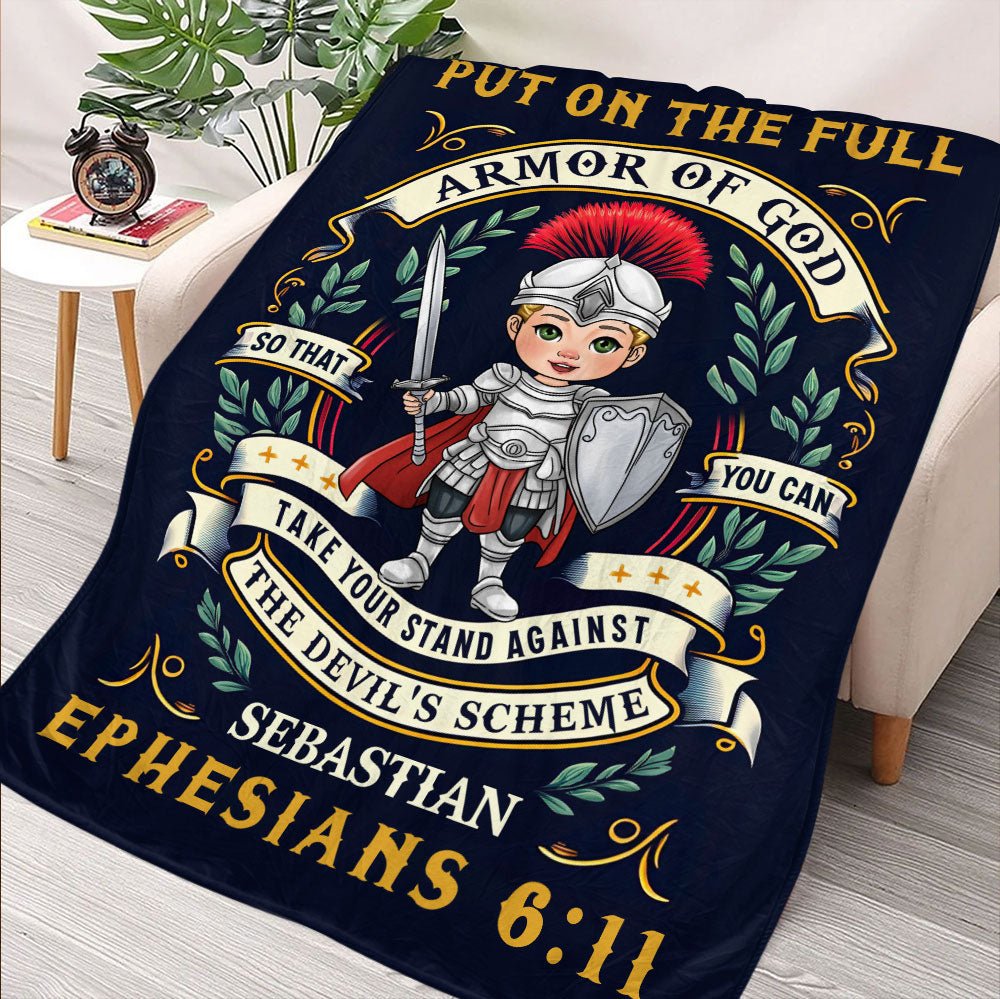 Take Your Stand Against The Devil's Scheme Blanket - Personalized Blanket