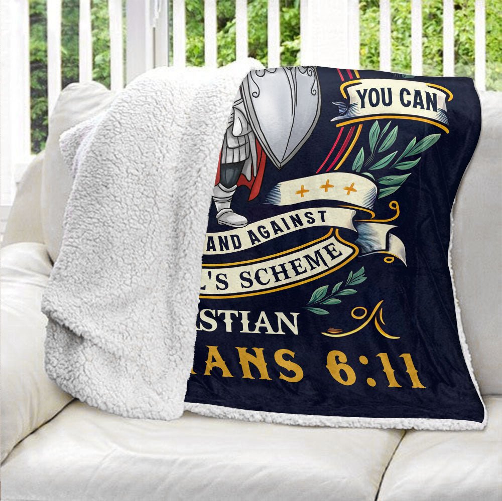 Take Your Stand Against The Devil's Scheme Blanket - Personalized Blanket
