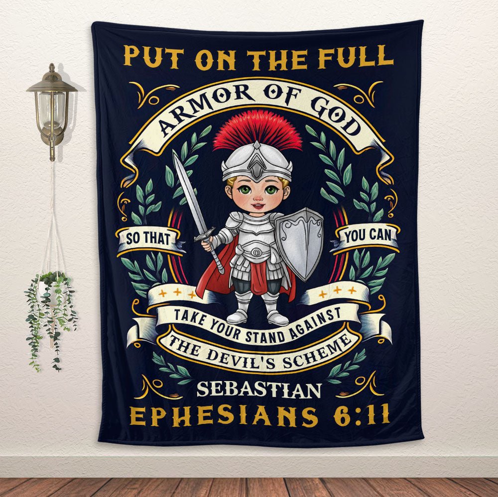 Take Your Stand Against The Devil's Scheme Blanket - Personalized Blanket