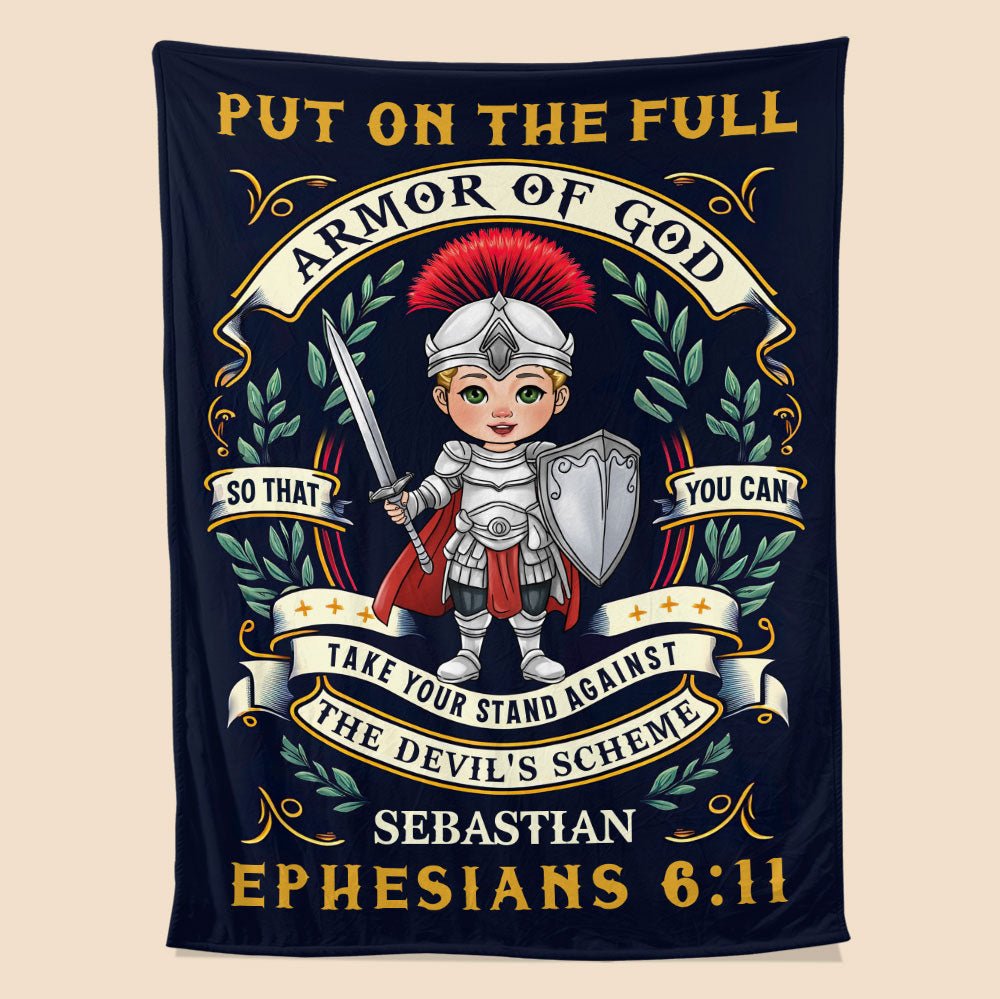 Take Your Stand Against The Devil's Scheme Blanket - Personalized Blanket